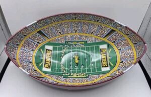Vintage 1990s Planters Mr. Peanut Football Snack Bowl Collectible